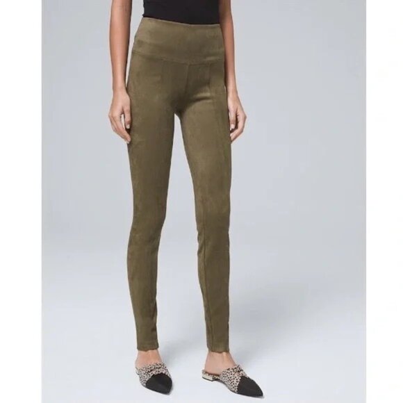 WHBM Ultra Suede Runway Leggings - Picture 1 of 11